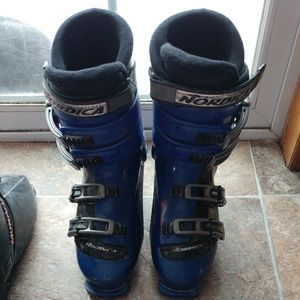 Blue Nordica Ski Boots